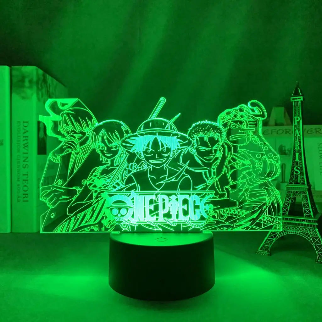 Sanji x Nami x Luffy x Zoro x Sogeking : One Piece Led Light
