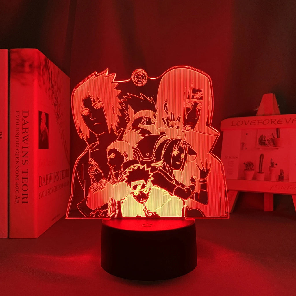 Sasuke x Naruto x Itachi x Kakashi x Shikamaru x Sakura : Naruto Led Light
