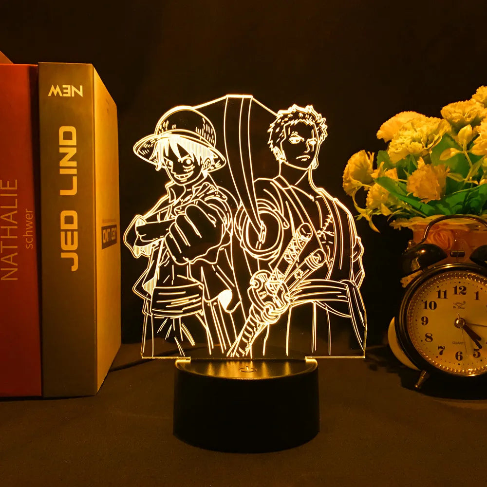 Monkey D. Luffy x Roronoa Zoro : One Piece Led Light