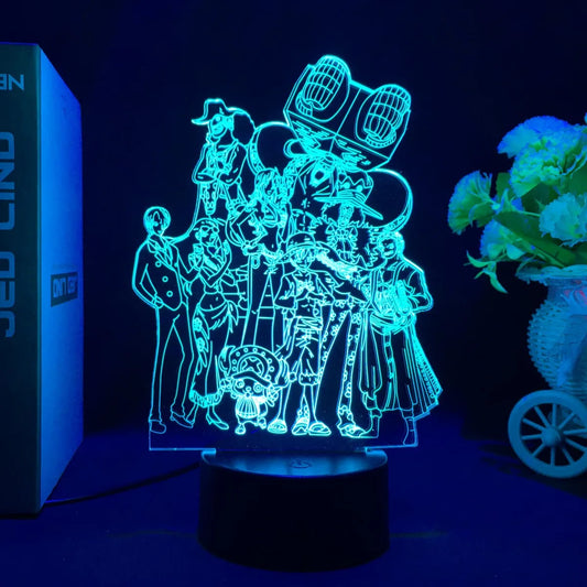 One Piece Character Collage : One Piece Led Light