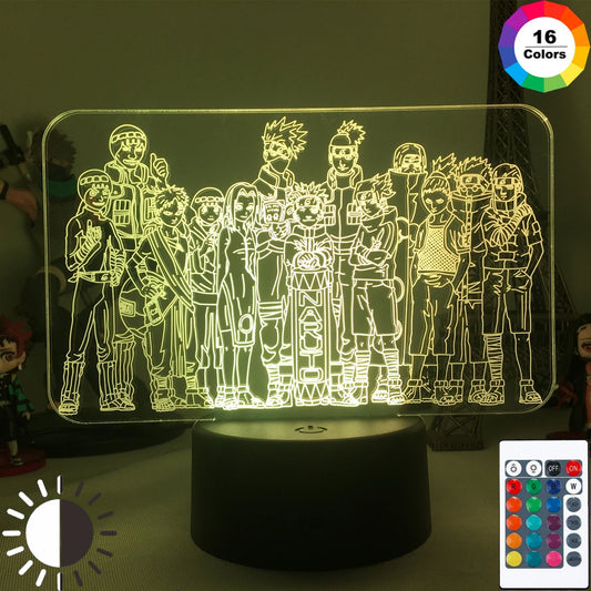 Naruto Character Portrait : Naruto Led Light