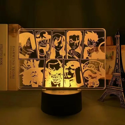 One Piece Character Portrait : One Piece Led Light