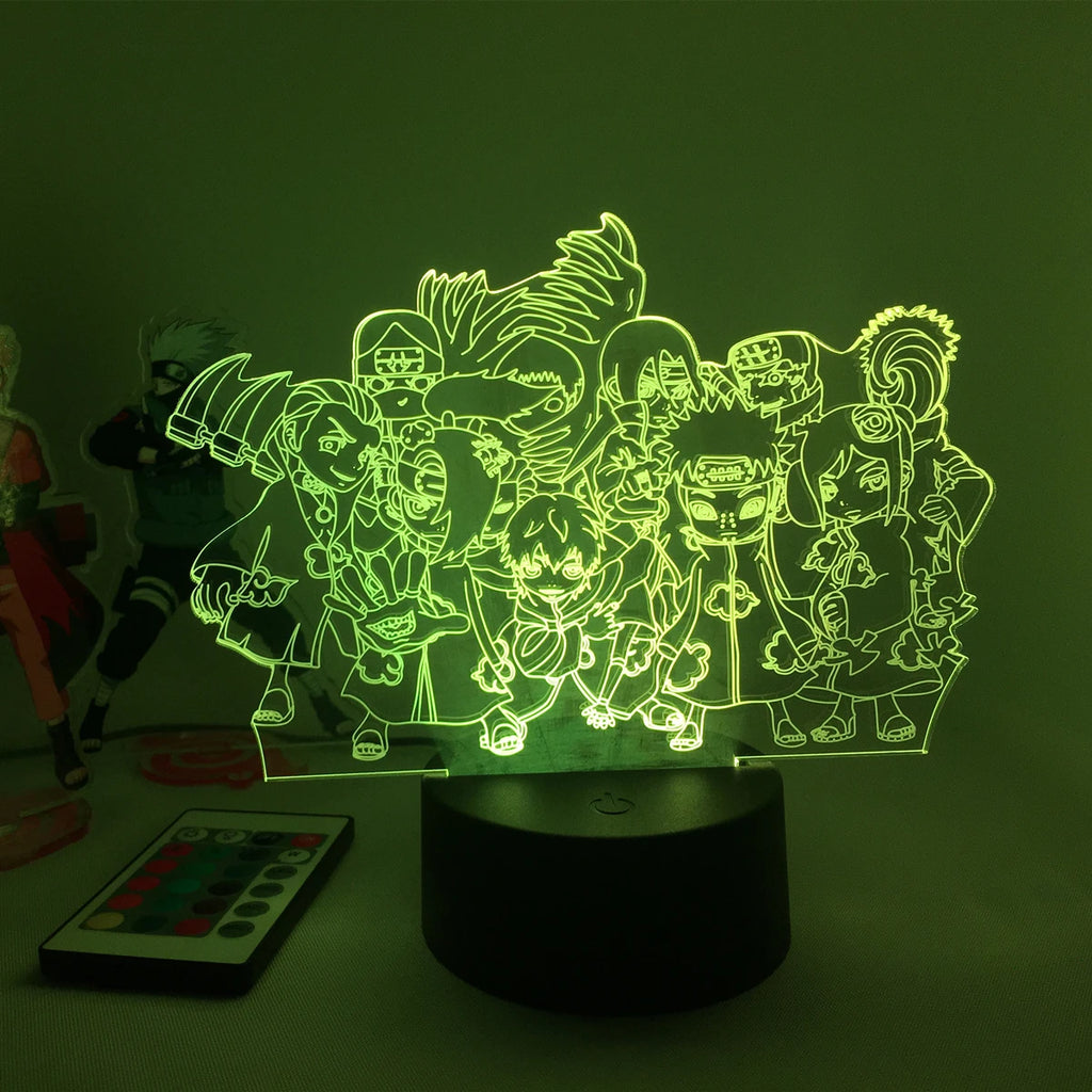 The Akatsuki : Naruto Led Light